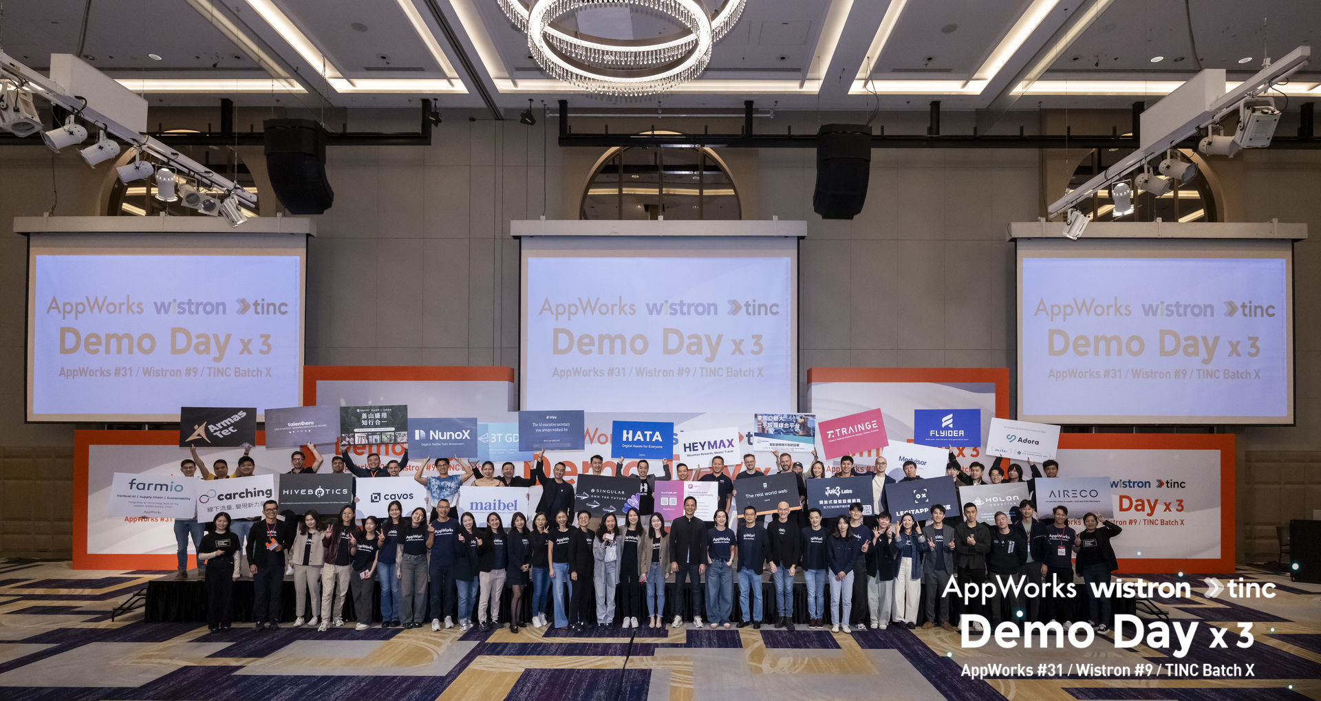 Appworks AppWorks Demo Day #31×Wistron Demo Day #9×TINC Batch X聯合發表28家新創 ...